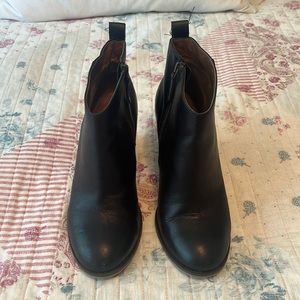 B.P. Black booties size 8